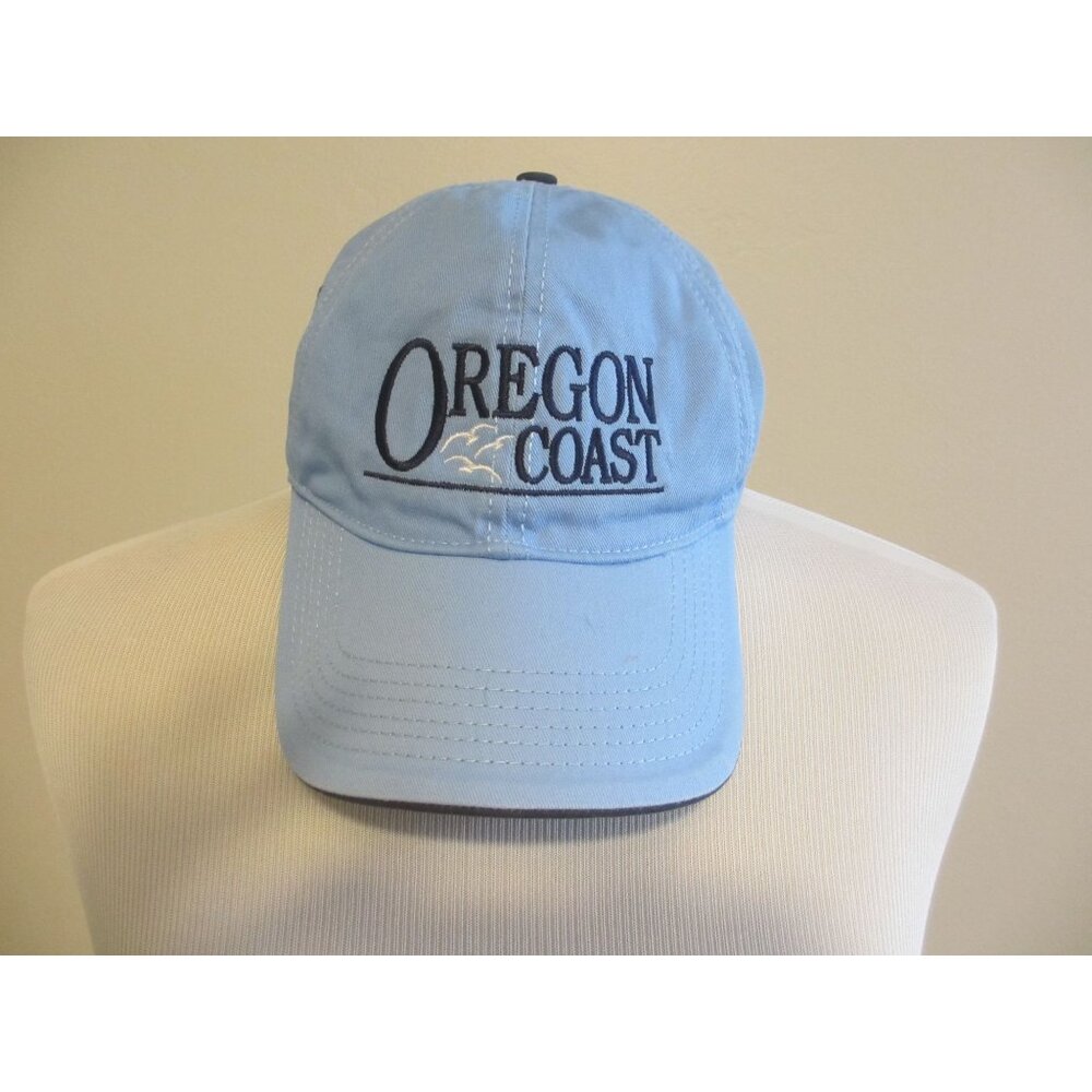 Oregon Coast Light Blue Adjustable Baseball Cap By Ivory